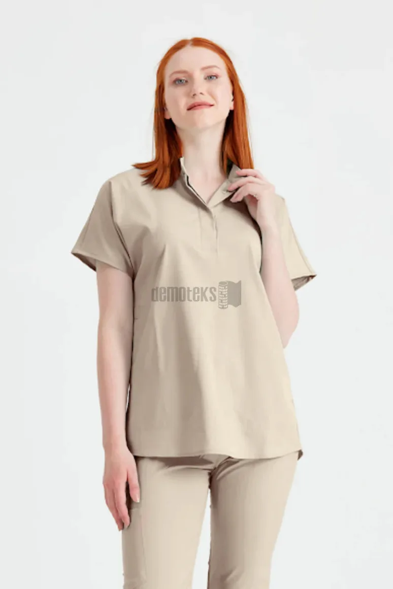 Des Vu Demoteks Beige - Unisex - Scrub Set Activity