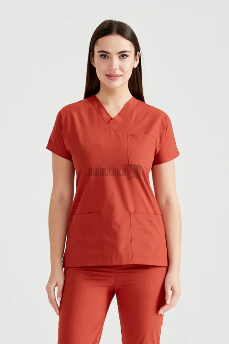 Des Vu Demoteks Brick - Women - Scrub Set Classic