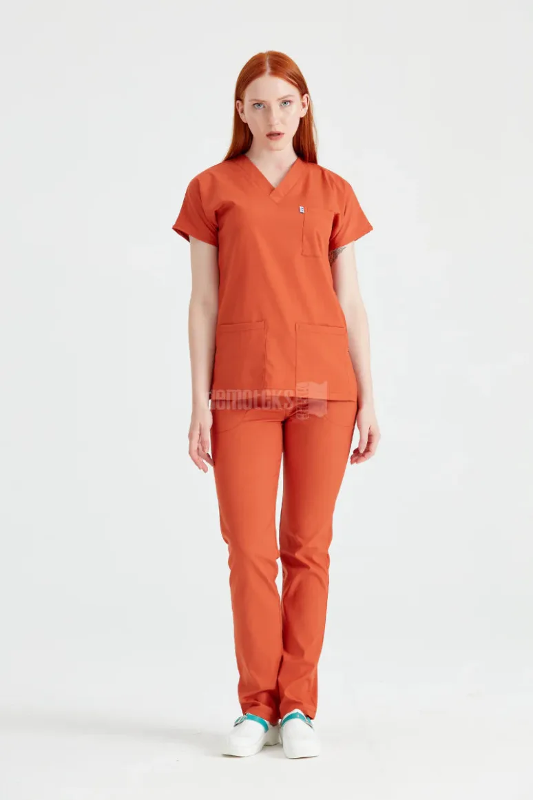 Des Vu Demoteks Brick - Women - Scrub Set Classic Flex