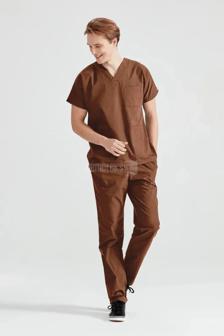 Des Vu Demoteks Brown - Men - Scrub Set Classic Flex