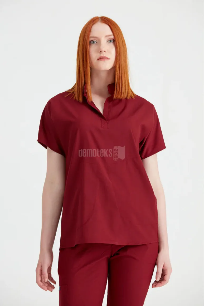 Des Vu Demoteks Burgundy - Unisex - Scrub Set Activity