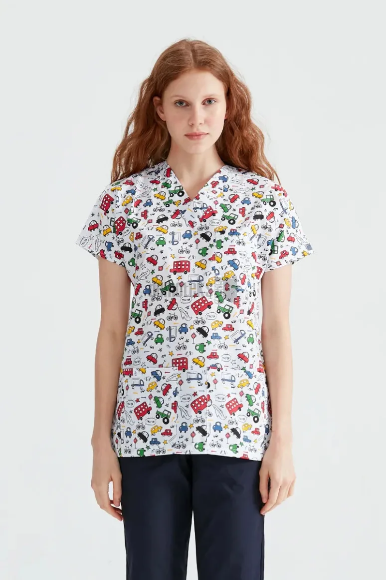 Des Vu Demoteks Cars - Women - Blouse with Print