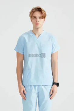 Des Vu Demoteks Ciel Blue - Men - Scrub Set Classic