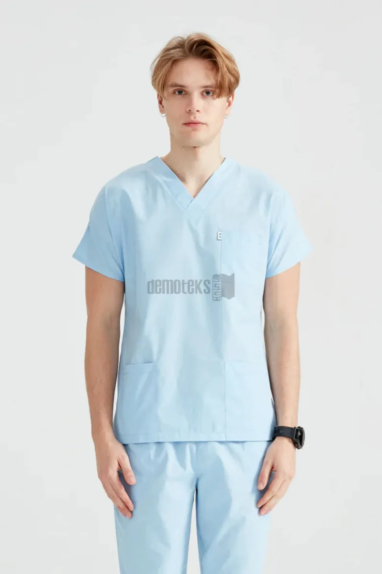 Des Vu Demoteks Ciel Blue - Men - Scrub Set Classic