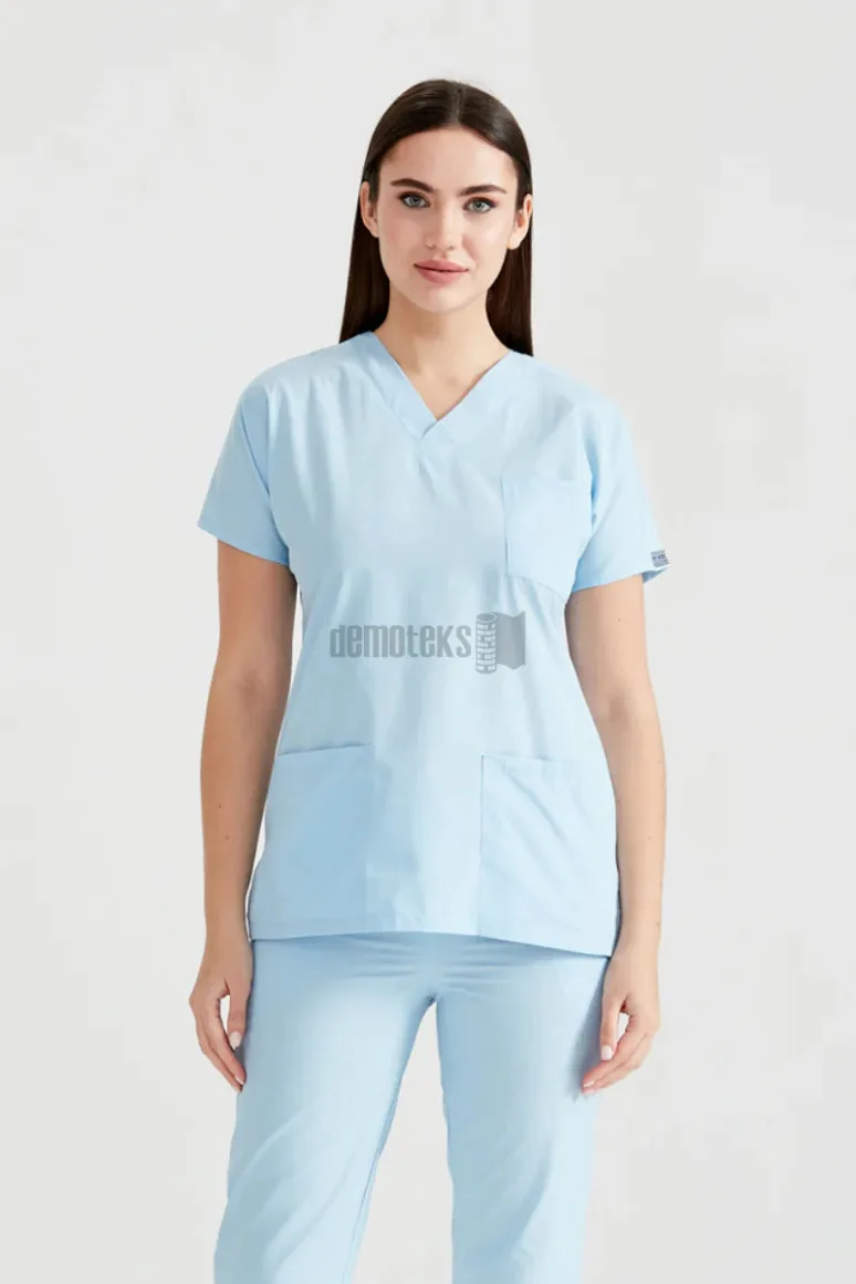 Des Vu Demoteks Ciel Blue - Women - Scrub Set Classic