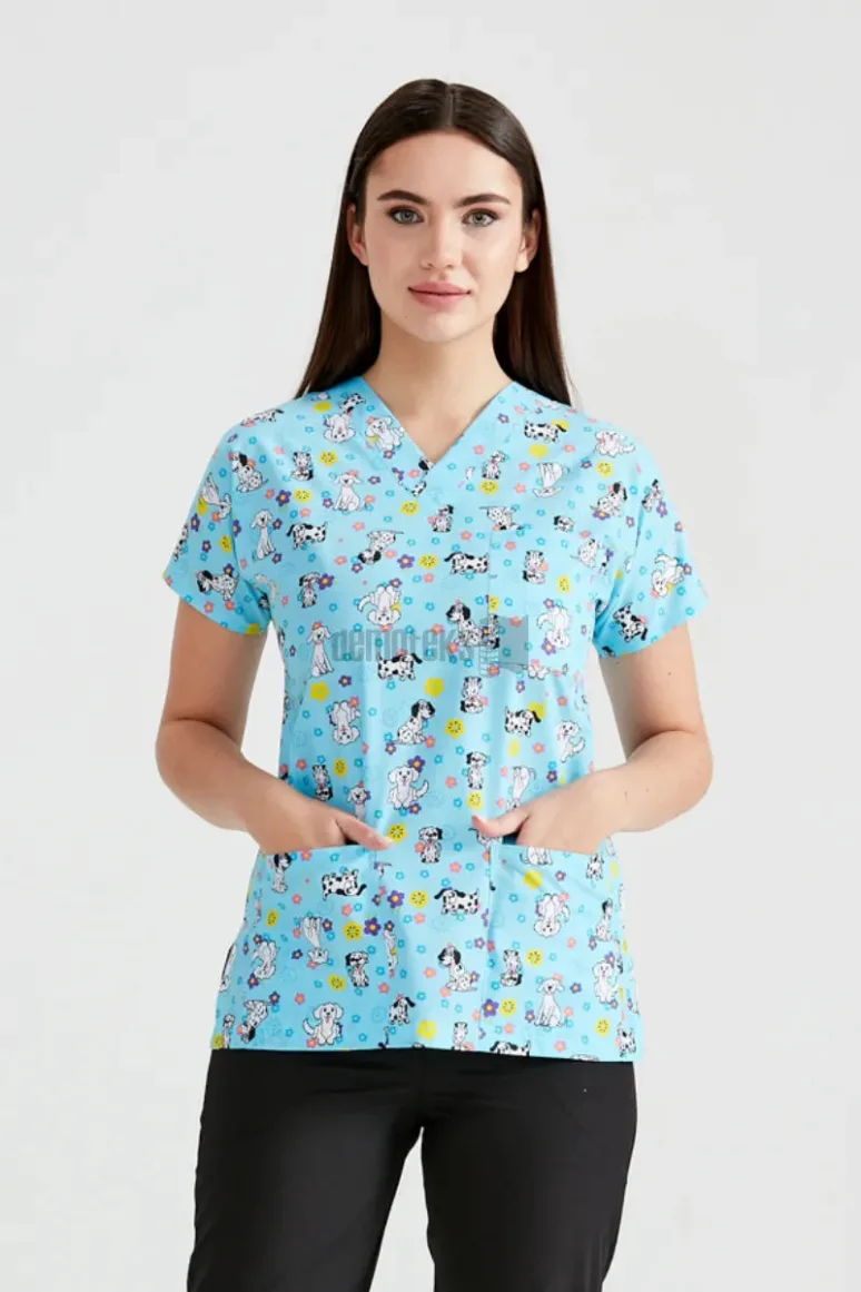 Des Vu Demoteks Dalmatian - Women - Blouse with Print