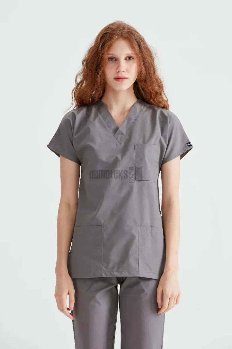 Des Vu Demoteks Dark Grey - Women - Scrub Set Classic