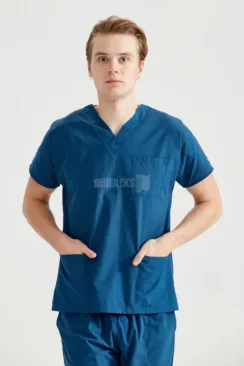 Des Vu Demoteks Indigo Blue - Men - Scrub Set Classic