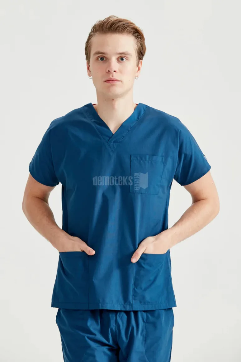 Des Vu Demoteks Indigo Blue - Men - Scrub Set Classic