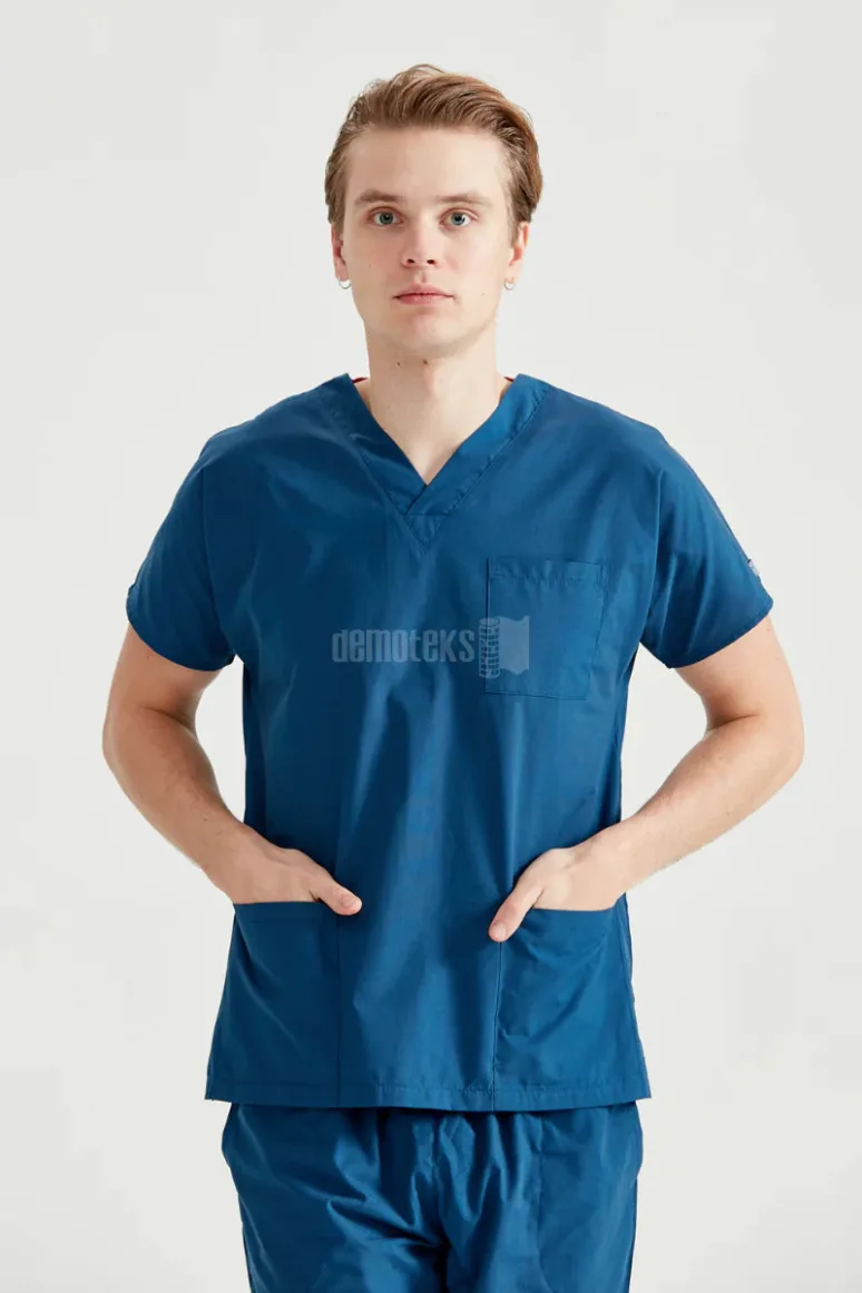 Des Vu Demoteks Indigo Blue - Men - Scrub Set Classic Flex