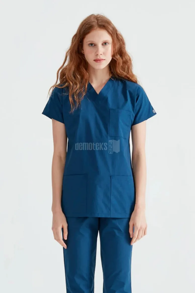 Des Vu Demoteks Indigo Blue - Women - Scrub Set Classic