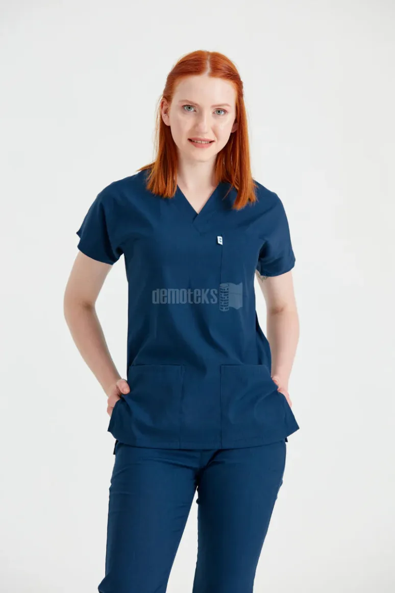 Des Vu Demoteks Indigo Blue - Women - Scrub Set Classic Flex