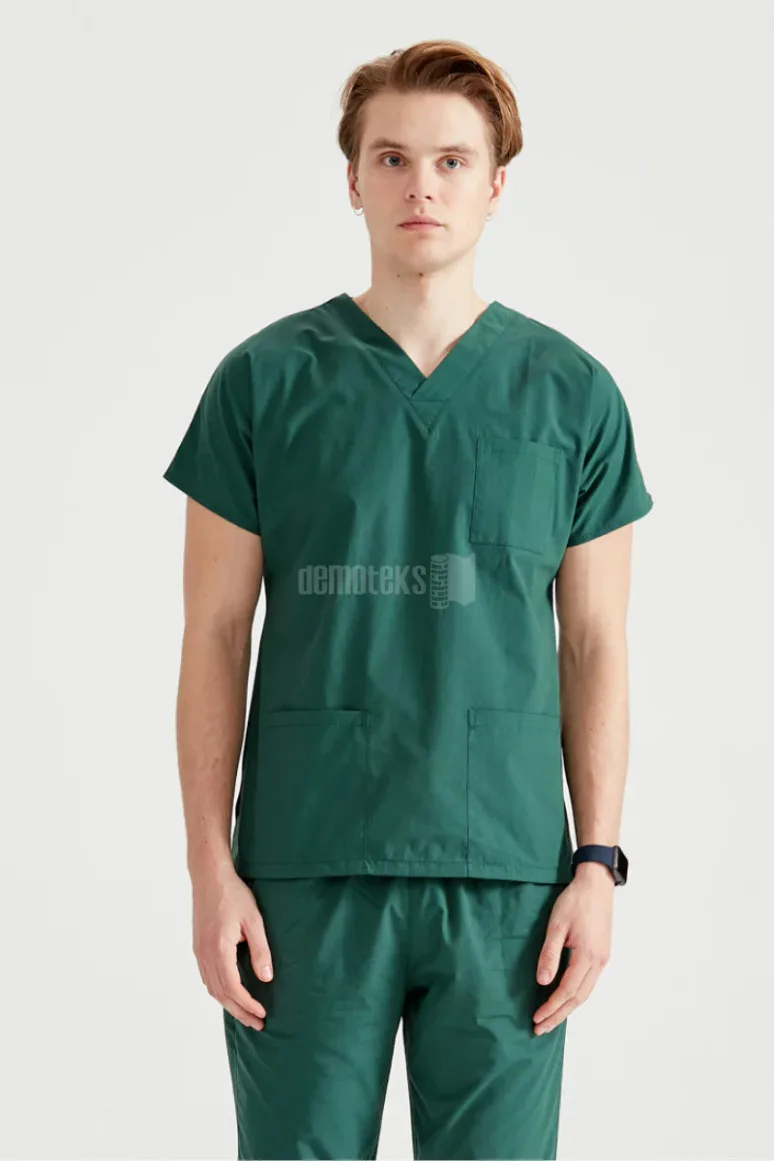 Des Vu Demoteks Khaki Green - Men - Scrub Set Classic