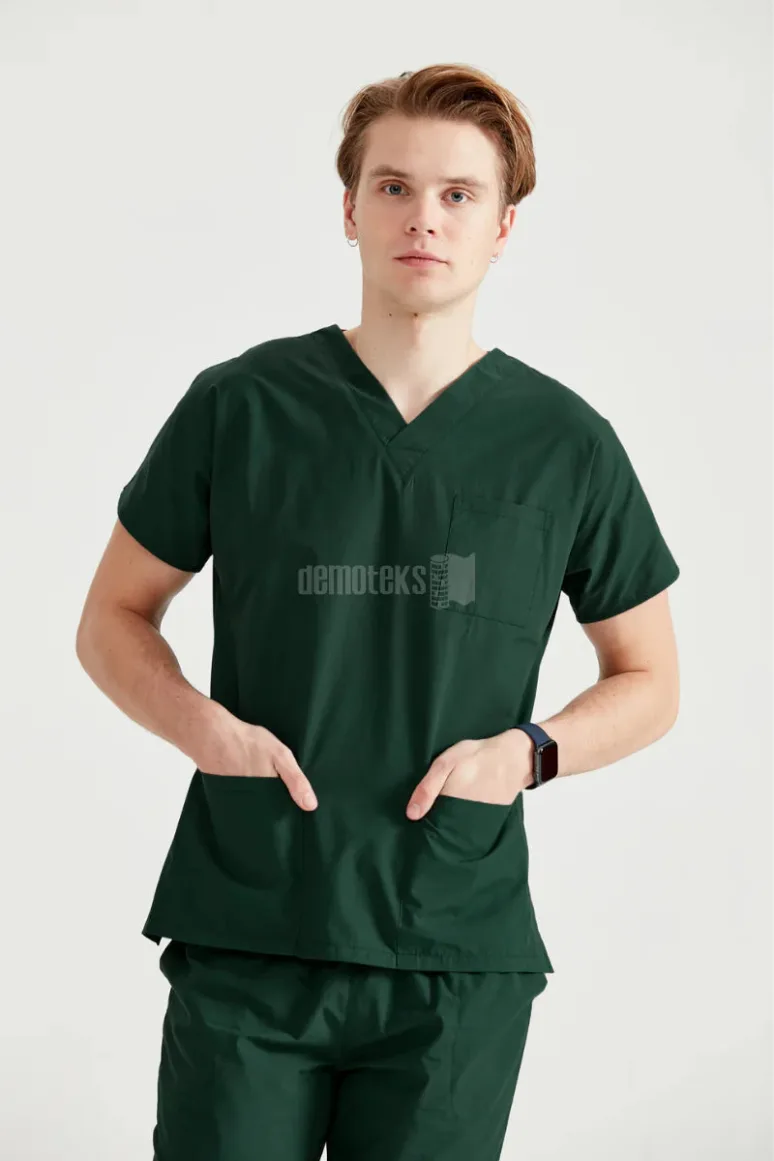 Des Vu Demoteks Khaki Green - Men - Scrub Set Classic Flex