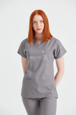 Des Vu Demoteks Light Grey - Women - Scrub Set Classic Flex