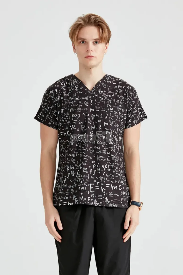 Des Vu Demoteks Maths  - Men - Blouse Elastane with Print