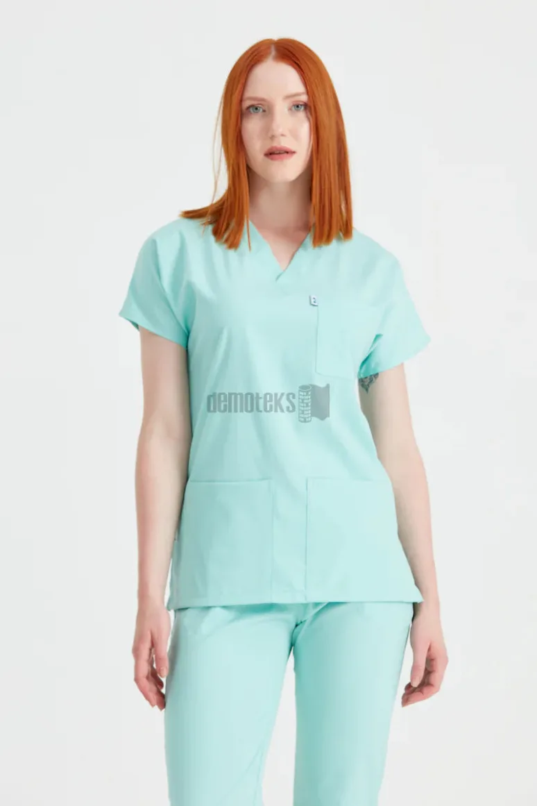 Des Vu Demoteks Mint Green - Women - Scrub Set Classic