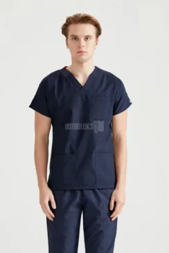 Des Vu Demoteks Navy Blue - Men - Scrub Set Classic Flex