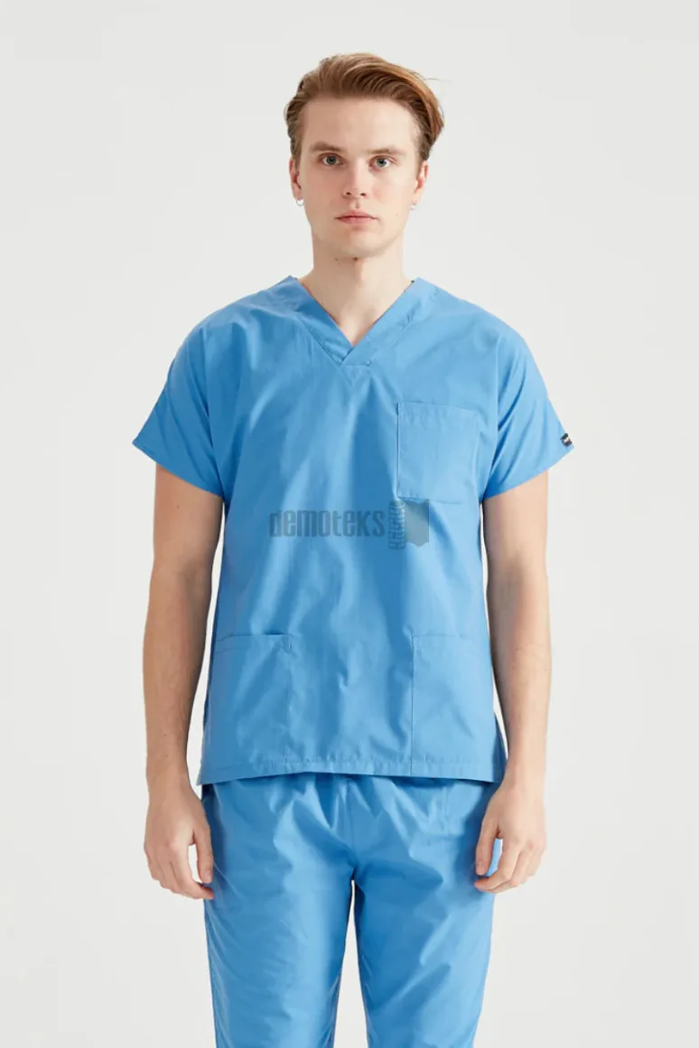 Des Vu Demoteks Parliament Blue - Men - Scrub Set Classic Flex
