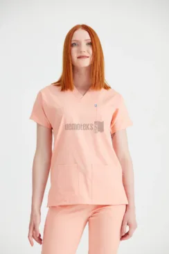 Des Vu Demoteks Peach - Women - Scrub Set Classic Flex