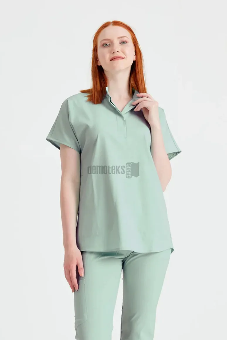 Des Vu Demoteks Pistaccio Green - Unisex - Scrub Set Activity