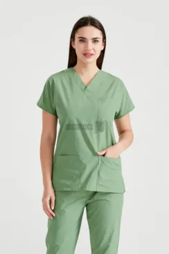 Des Vu Demoteks Pistaccio Green - Women - Scrub Set Classic