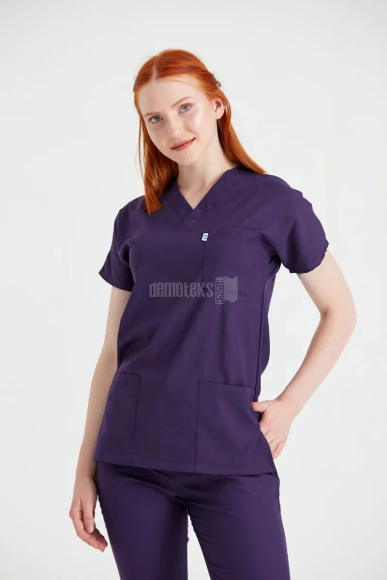 Des Vu Demoteks Purple - Women - Scrub Set Classic Flex