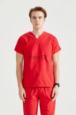 Des Vu Demoteks Red - Men - Scrub Set Classic