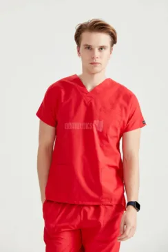 Des Vu Demoteks Red - Men - Scrub Set Classic Flex