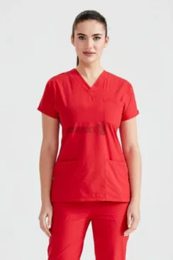 Des Vu Demoteks Red - Women - Scrub Set Classic