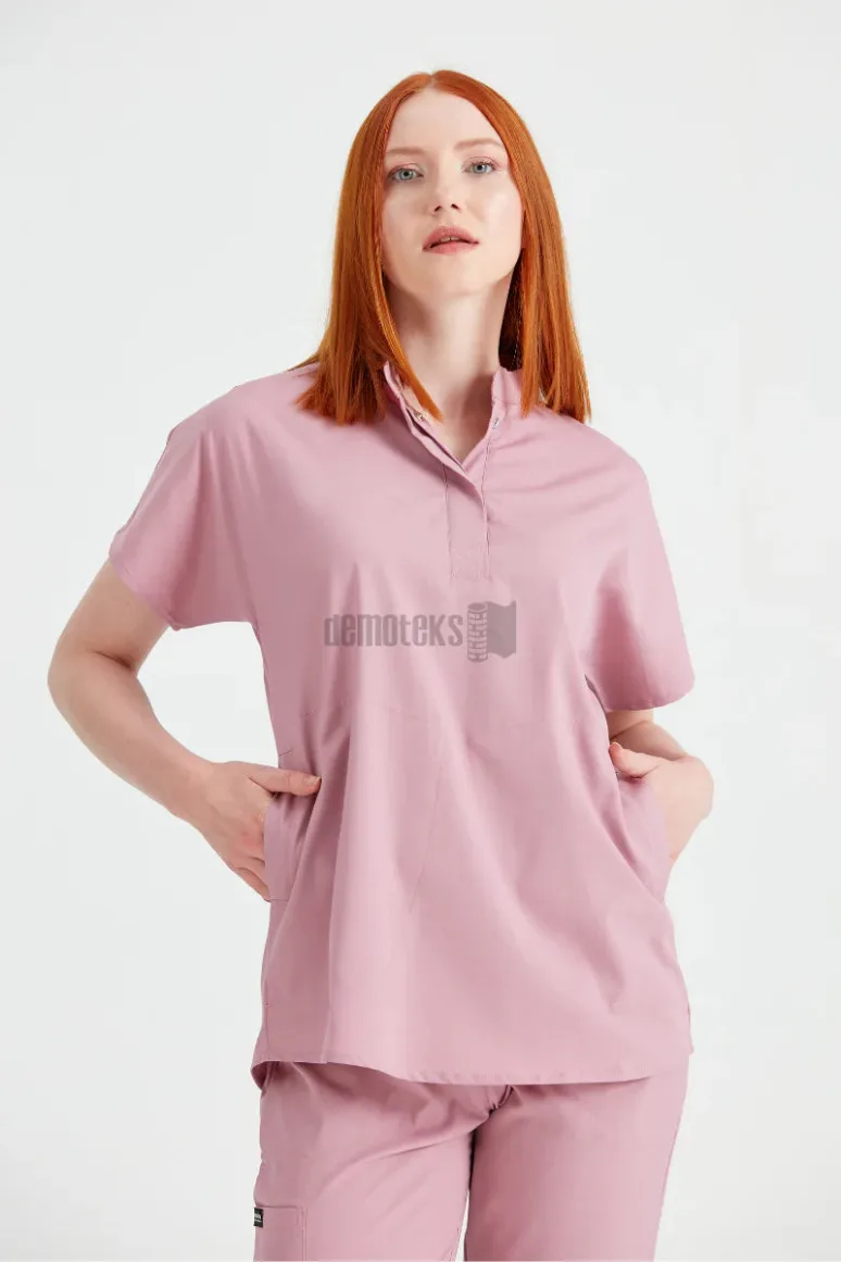 Des Vu Demoteks Rose Pudra - Unisex - Scrub Set Activity