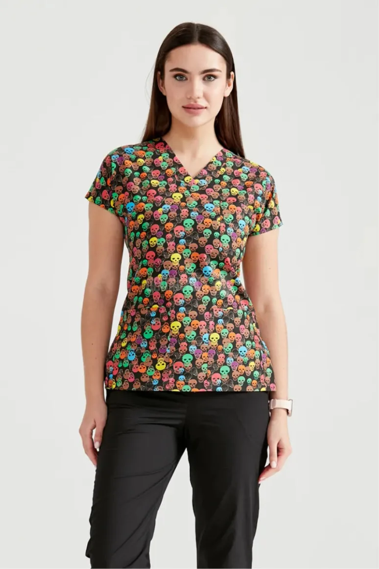 Des Vu Demoteks Skull - Women - Blouse with Print