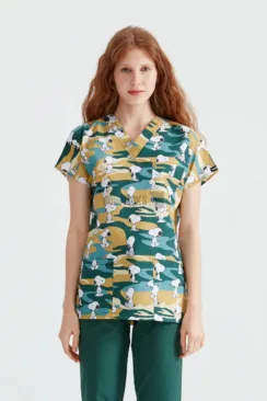Des Vu Demoteks Snoopy - Women - Blouse with Print