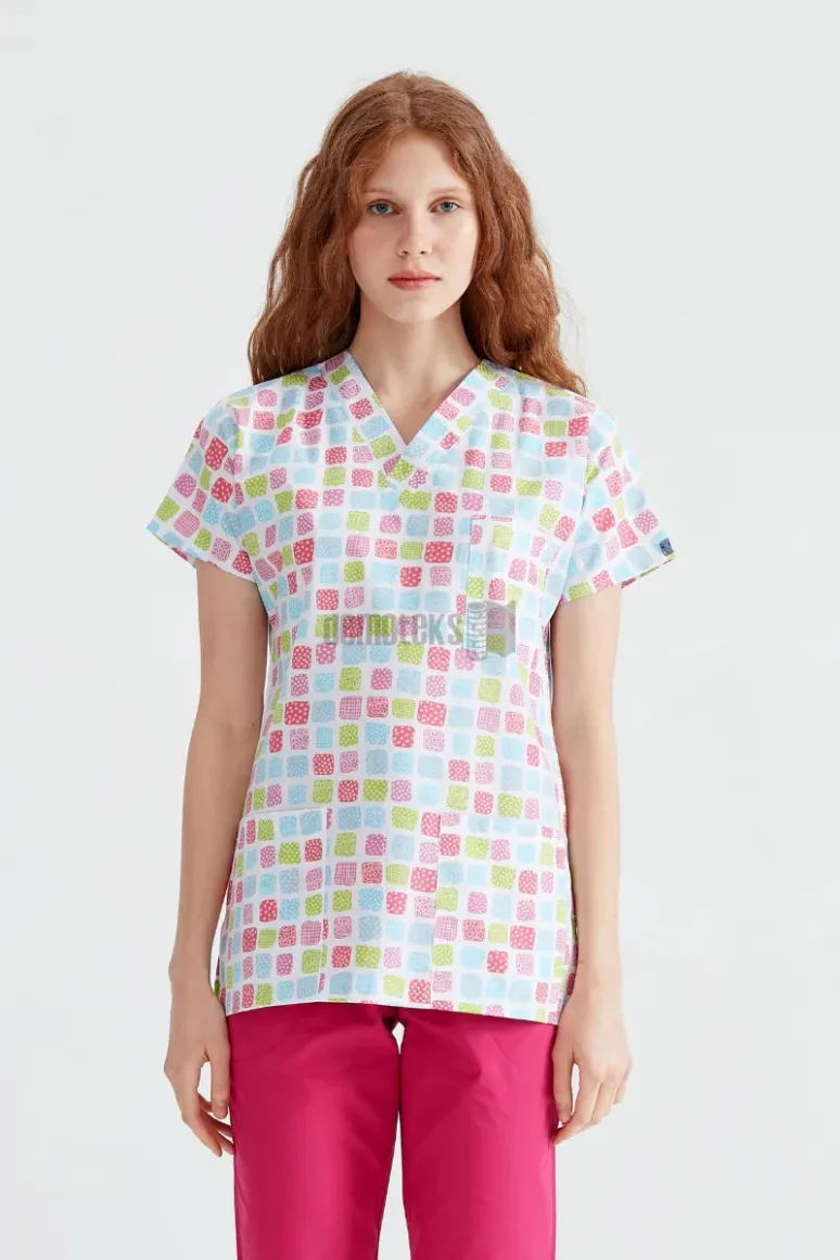 Des Vu Demoteks Square - Women - Blouse with Print
