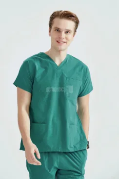 Des Vu Demoteks Surgical Green - Men - Scrub Set Classic Flex