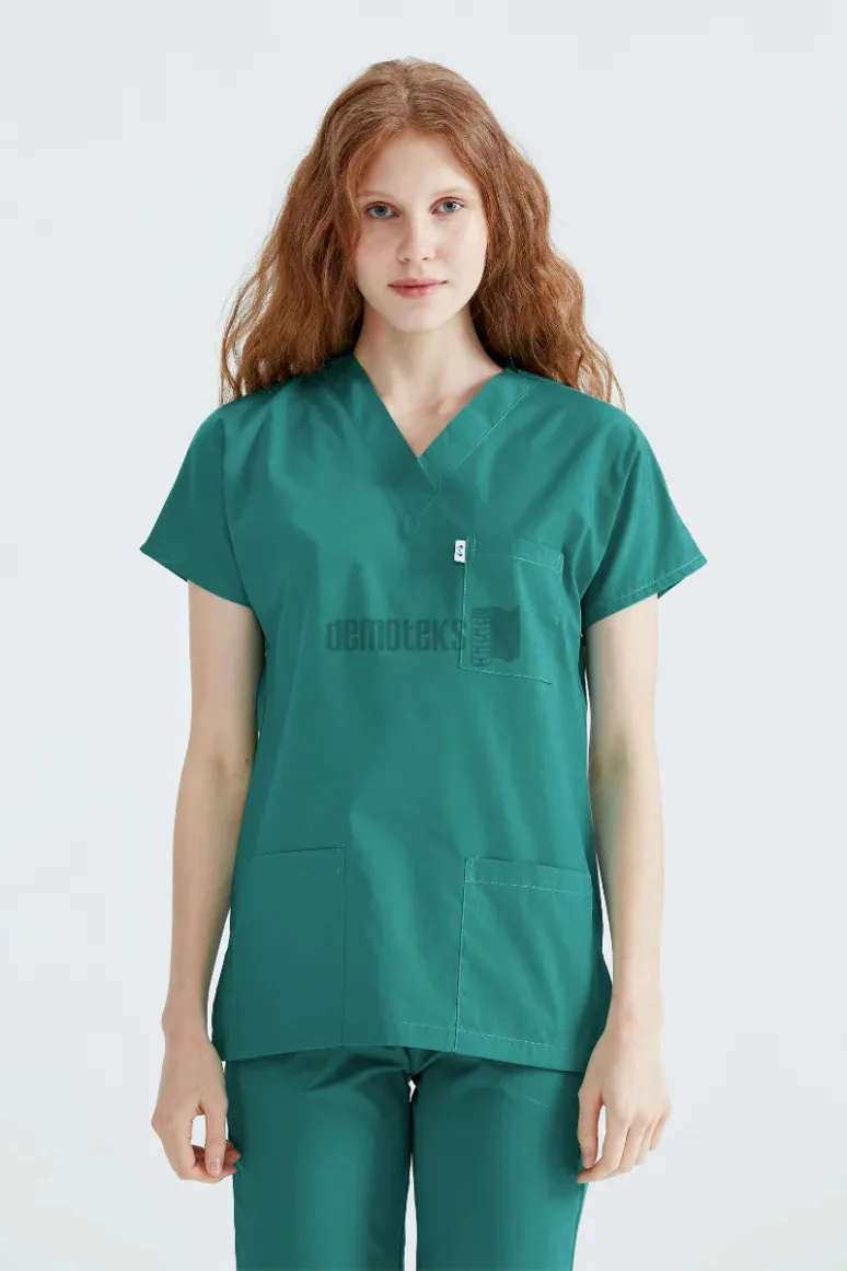 Des Vu Demoteks Surgical Green - Women - Scrub Set Classic