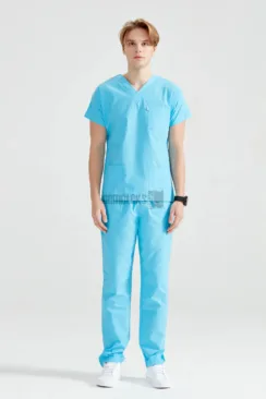 Des Vu Demoteks Turquoise - Men - Scrub Set Classic