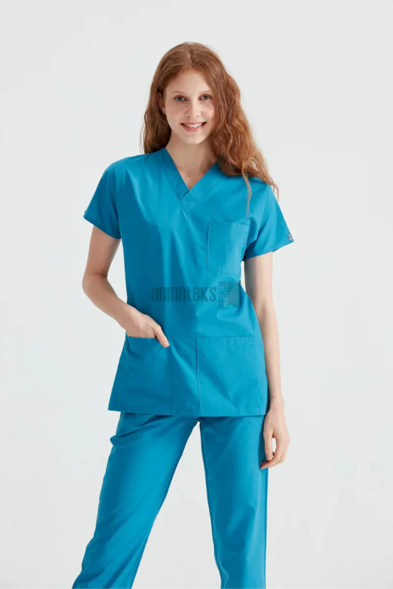 Des Vu Demoteks Turquoise - Women - Scrub Set Classic Flex
