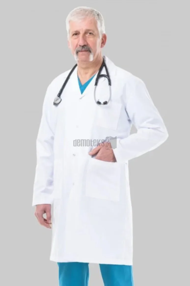 Des Vu Demoteks White Lab Coat - Men - Dr. Rever Long