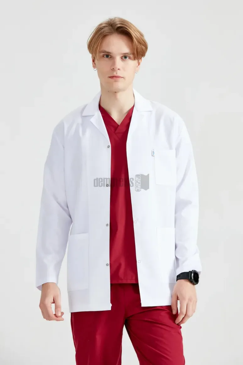 Des Vu Demoteks White Lab Coat - Men - Dr. Rever Short