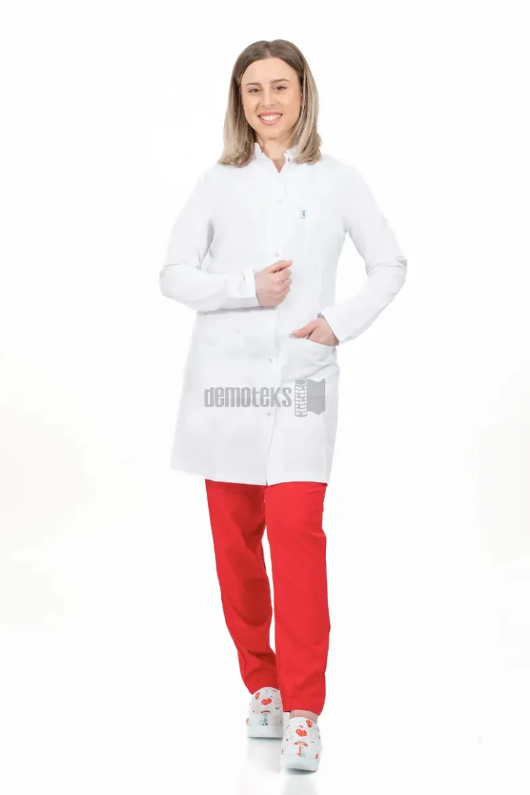 Des Vu Demoteks White Lab Coat - Women - Dr. Tunica Long