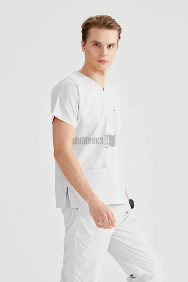 Des Vu Demoteks White - Men - Scrub Set Classic