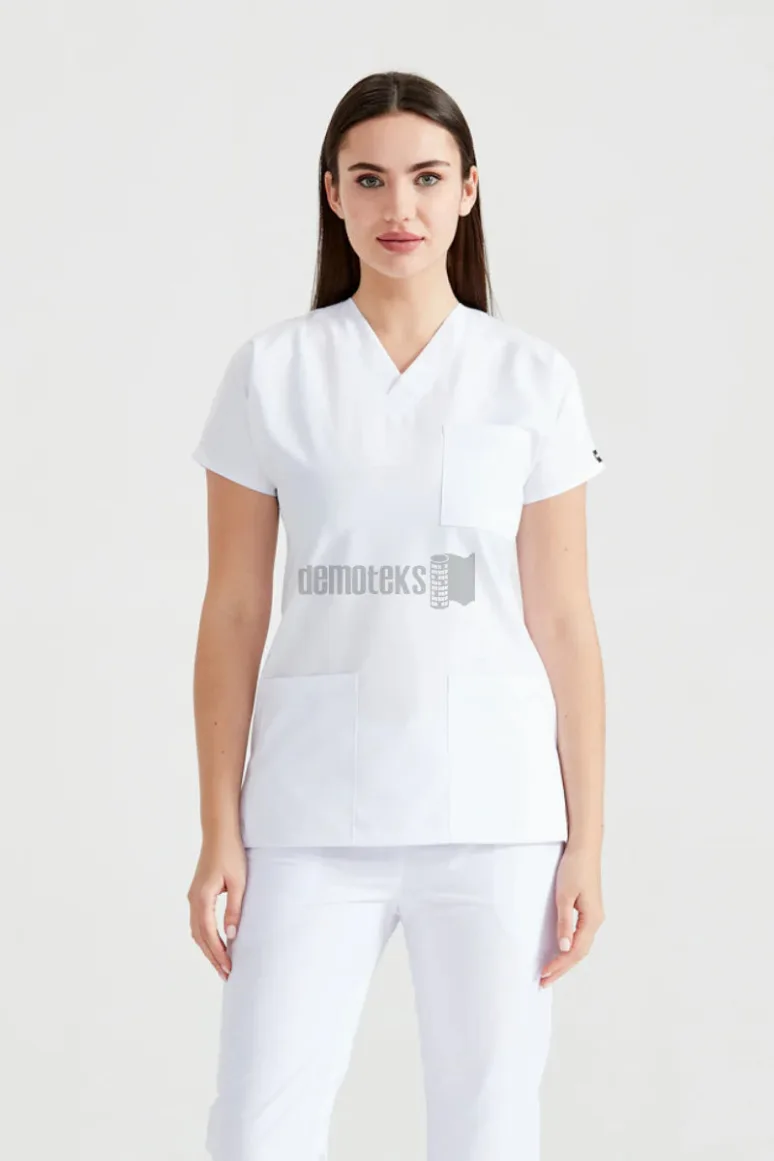 Des Vu Demoteks White - Women - Scrub Set Classic