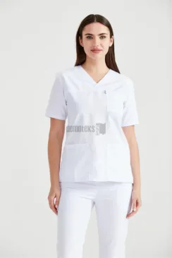 Des Vu Demoteks White - Women - Scrub Set Classic Flex