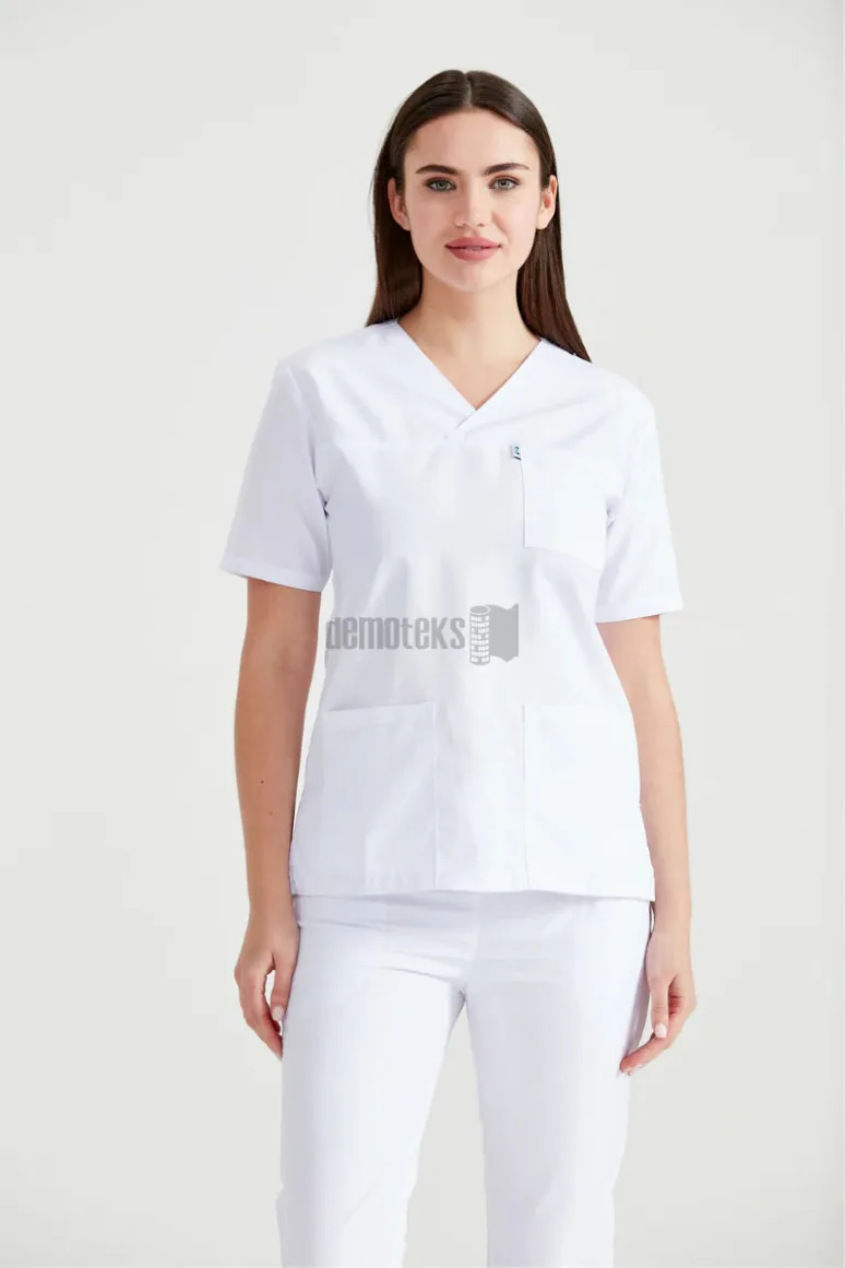 Des Vu Demoteks White - Women - Scrub Set Classic Flex