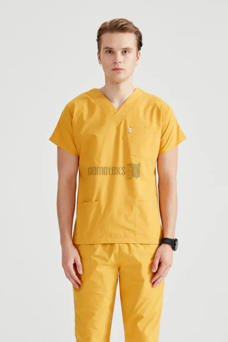 Des Vu Demoteks Yellow - Men - Scrub Set Classic