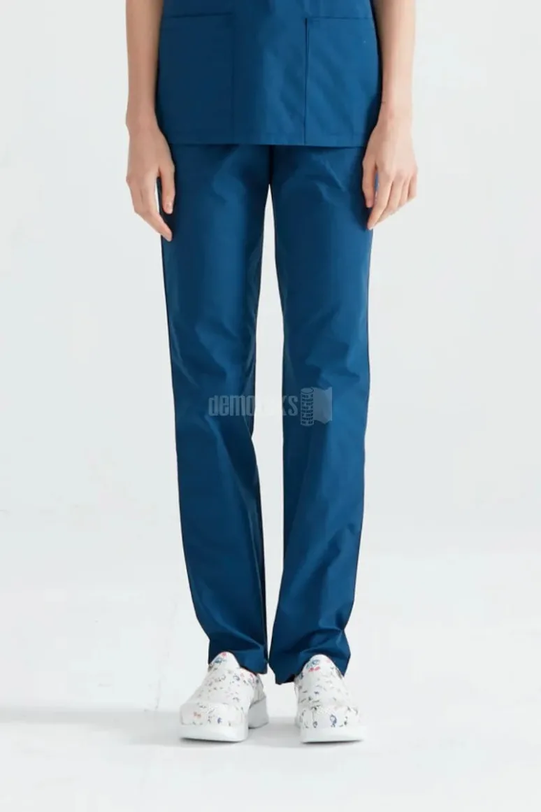Des Vu Demoteks Indigo Blue - Women - Trousers Classic