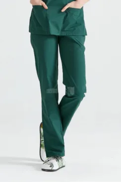 Des Vu Demoteks Khaki Green - Women - Trousers Classic