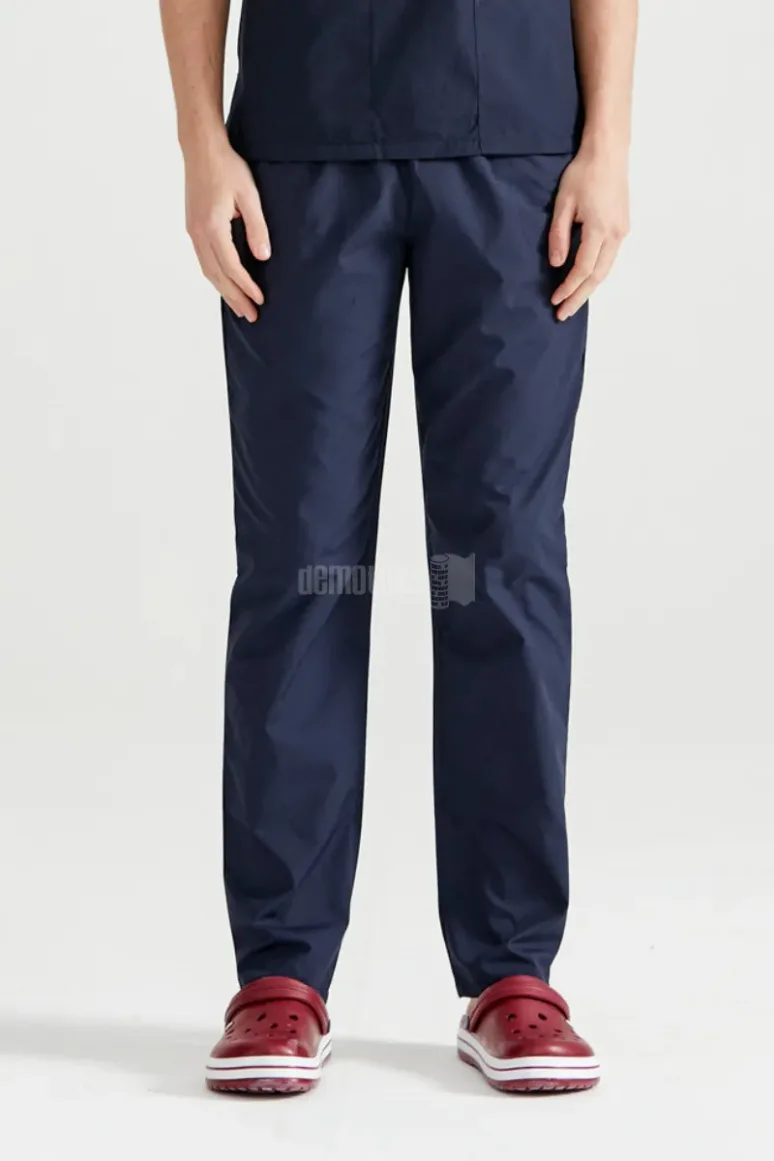 Des Vu Demoteks Navy Blue - Men - Trousers Classic