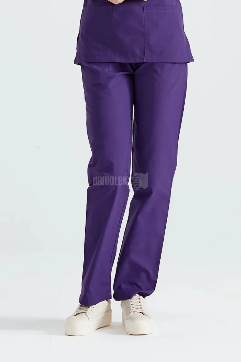 Des Vu Demoteks Purple - Women - Trousers Classic